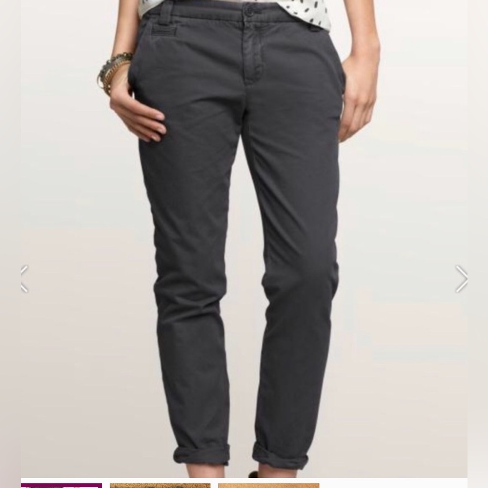 J. CREW Waverly Chino Size 4 - 100% Cotton